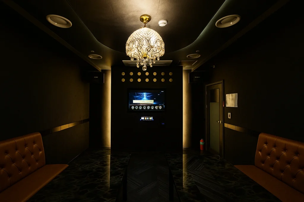 신림 노래방 넓은 내부 전경